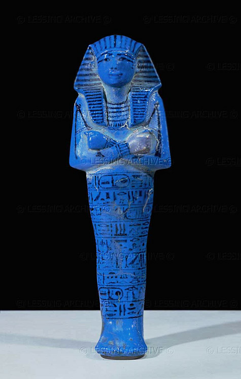 blue-egyptian-ceramic-ushebti-475x747 Blue Ushebti figure of Pharaoh Seti I
