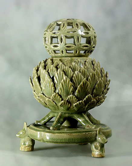 12th-Century-Korean-Celadon-censer 12th Century Korean Celadon censer