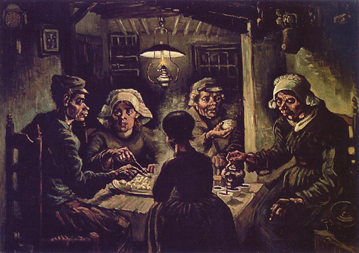 the-potato-eaters-van-gogh-505x357 1885-The-Potato-Eaters-oil-on-canvas-81.5-x-114