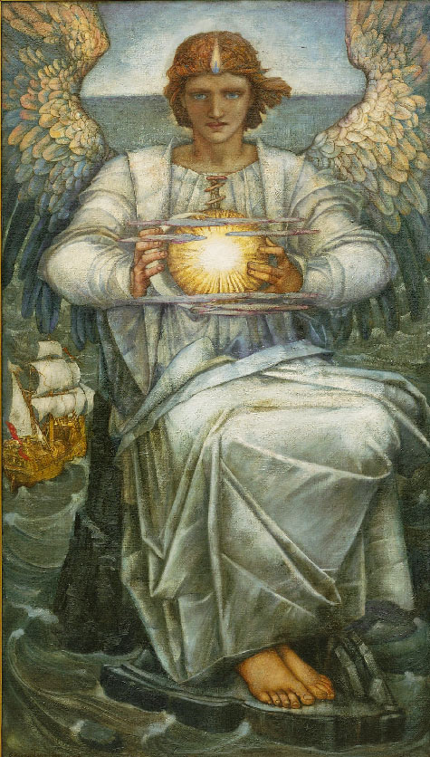 edward_reginald_frampton_the_angel_of_the_sea 1906-Edward Reginald Frampton_The Angel Of The Sea