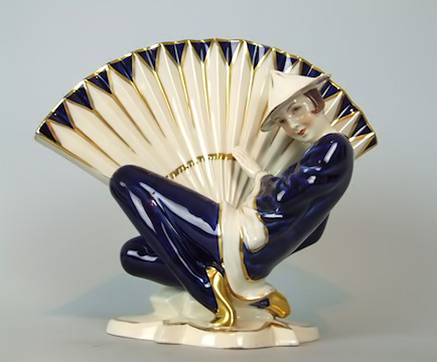 Royal-Dux-lady fan dancer-437x362 1920's Royal Dux lady fan dancer