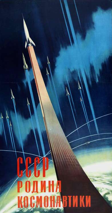 soviet-space-propaganda-poster 1964-soviet-space-propaganda-poster-ussr-is-birthplace-of-cosmonautics