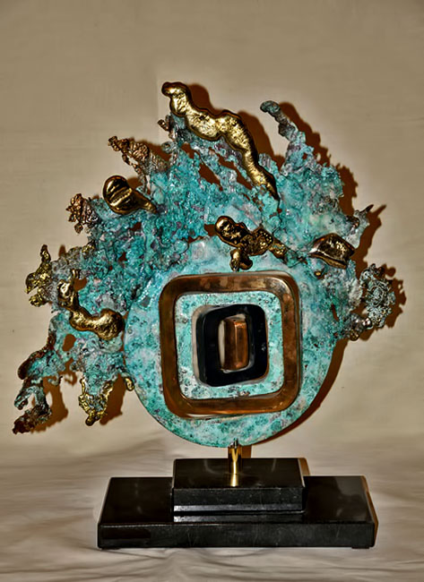 abstract-sculpture-by-Canteral 1970s-Sculpture-by-Cantarel