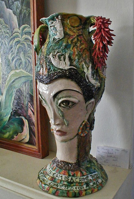 Nonquase’s-Dream.-Height-58cm Nonquase’s-Dream.-Height-58cm ceramic bust