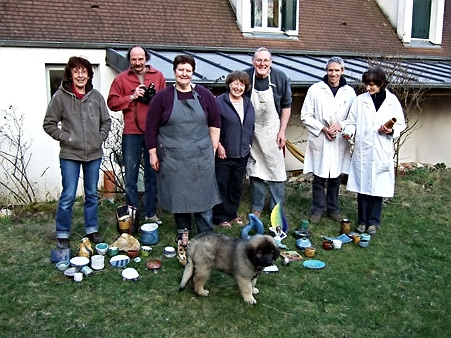 French-raku-pottery-workshop French Pottery Class 2010 la porte du soleil - Provence of Ile de France Provence of Ile de France