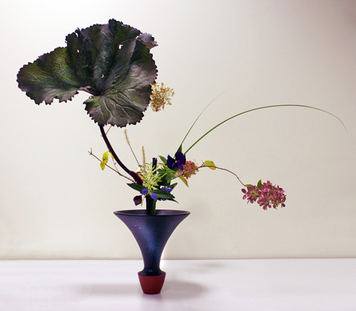 Ikenobo-Isivata-flower-display 2013-Ikebana Master-class-with-Professor-Masafumi-Ikenobo-Isivata