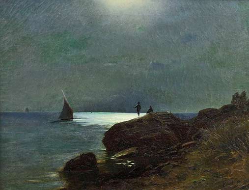 mikhail-alisov-painting mikhail-alisov painting of a sailing yatch