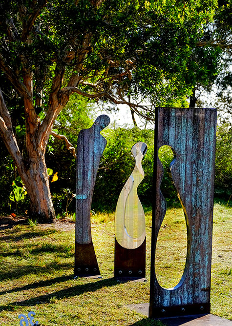 Sculptural walk Brunswick Heads Sculptural walk Brunswick Heads