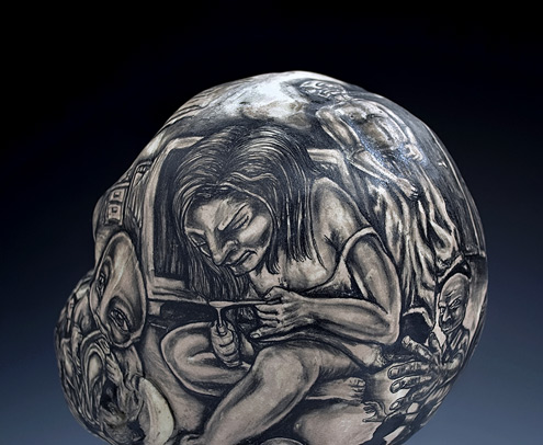 Gerardo-Monterrubio-usa Gerardo Monterrubio, LA edgy urban ceramic art