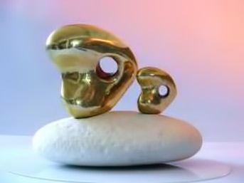 yannis-koutsouradis-modern-sculpture-343x257 Pebble Heart sculpture - Yannis Koutsouradis