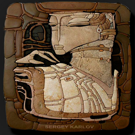 Sergey-Karlov--stone-art-easels Sergey Karlov--stone mosaic aart