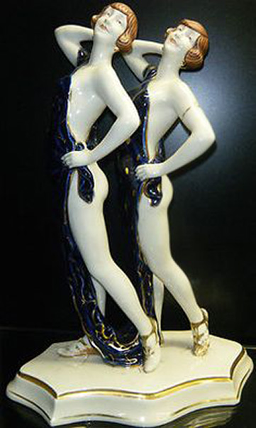royal-dux-porcelain-statue-361x603 Royal Dux Porcelain Statue of twins