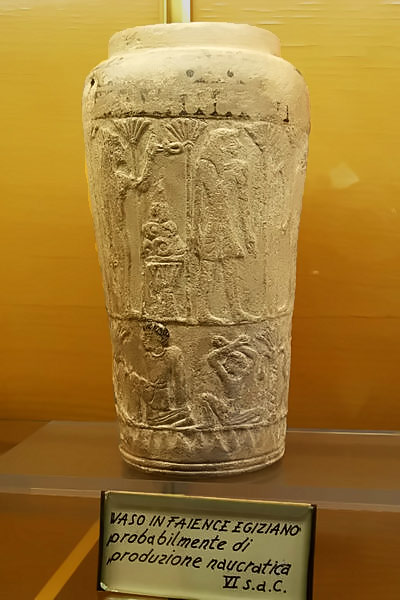 ancinet-egyptian-pottery-00x600 faience Egyptian pottery with raised relief decoration