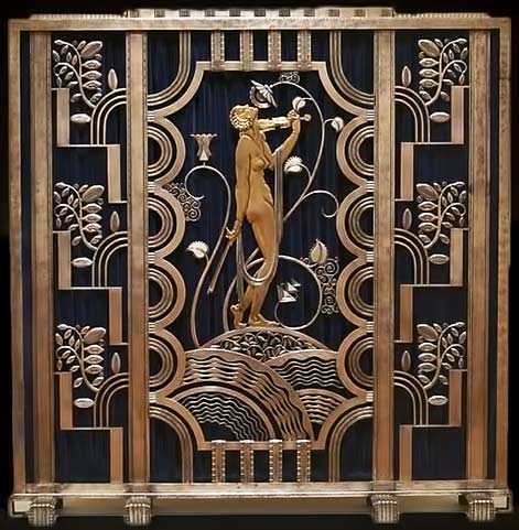 Fire_screen_made_by_Rose_Iron_Works_of_Cleveland,_1930 Art Deco fire screen