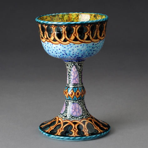 nolan_matt_chalice_ Nolan Matt chalice_say_You sure are drinking a lot_porcelain 1996_Judith_and Martin Schwartz collection_photo_ John Polak_june_2015_7488