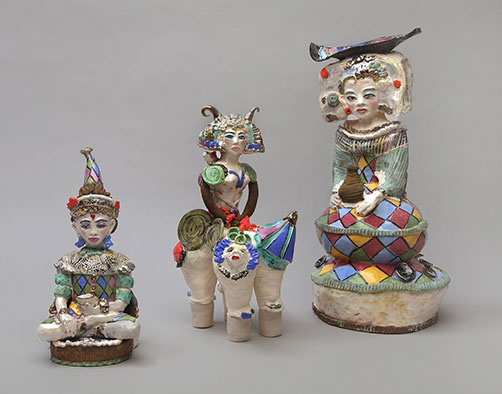 8189834_HarlequinTrio-2017-firedceramic 8189834_HarlequinTrio-2017-firedceramic