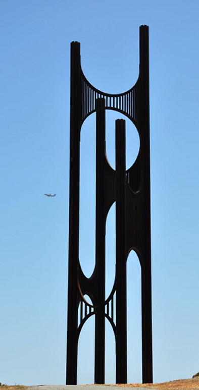 aristides-demetrios-aeolian harps-394x773 aeolian harps. sculpture by Aristides Demetrios-San Fransisco