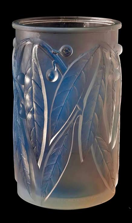 Lalique-opalescent-glass-vase Rene Lalique-opalescent-glass-vase,-French,-circa-1935,