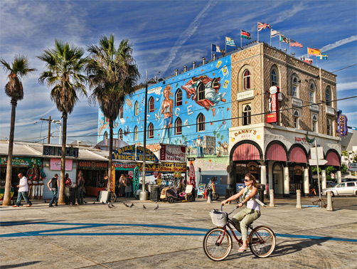 A-Ride-Along-Venice-Beach--California---Flickr---Darren-LoPrinzl-Rip-Cronk-Mural Venice boardwalk