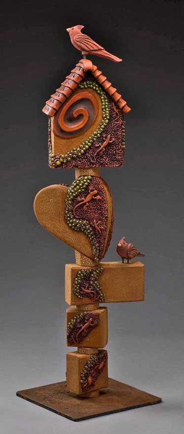 clay-pottery-totem-mudgoddess totem sculpture by mudgoddess, etsy