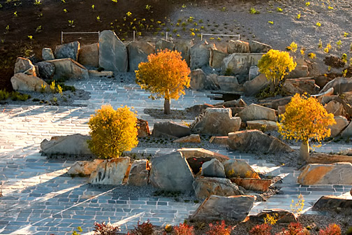 Australia-garden-Cranbourne Contemporary landscape garden, Melbourne