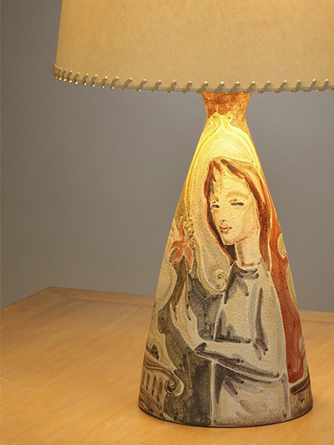 Fantoni-Handpainted-Lamp.jpg-469x625 Fantoni Handpainted Lamp