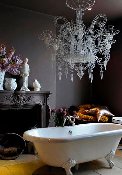 Abigail-Ahern-bathroom Abigail Ahern designer East London townhouse