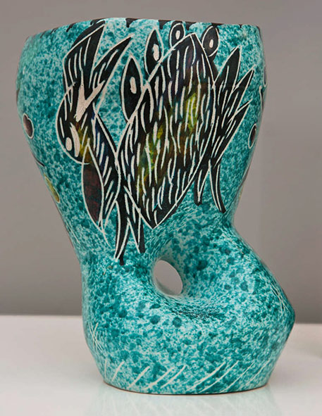 Abstract-Vallauris-Ceramic-Vase Abstract-Vallauris-Ceramic-Vase - turquoise