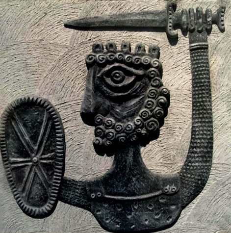 ackermanmodernA-monochromatic-Warrior-King-in-sand-cast-aluminum-is-enlivened-by-bold-texture-and-form-- ackerman modernA-monochromatic-Warrior-King-in-sand-cast-aluminum-is-enlivened-by-bold-texture-and-form--