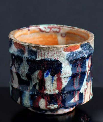 Adam-Whatley-ceramics Adam-Whatley-shino footed vessel