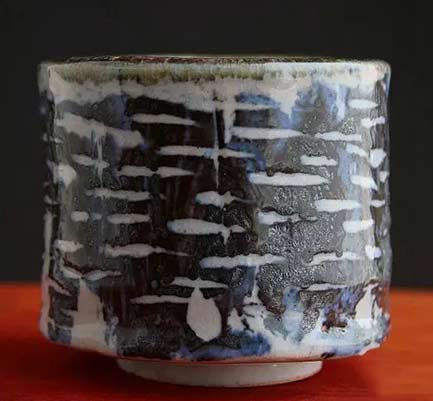 Adam-Whatley-ceramics Adam-Whatley-ceramics - Nass shino cup - combination of iron oxide and cobalt to create a black stain