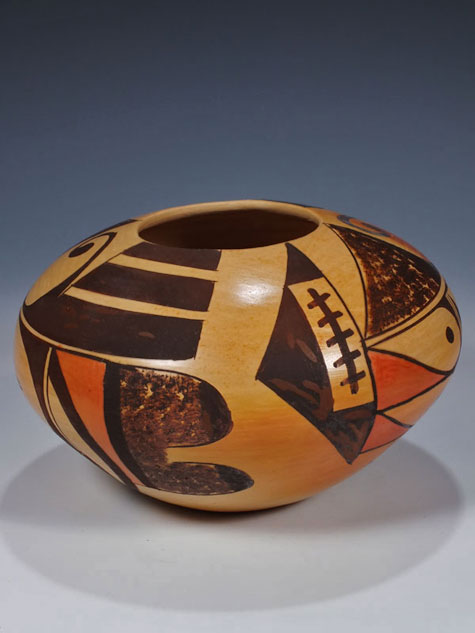 Adelle-Nampeyo-seed-ot Adelle-Nampeyo Hopi-pottery seed pot