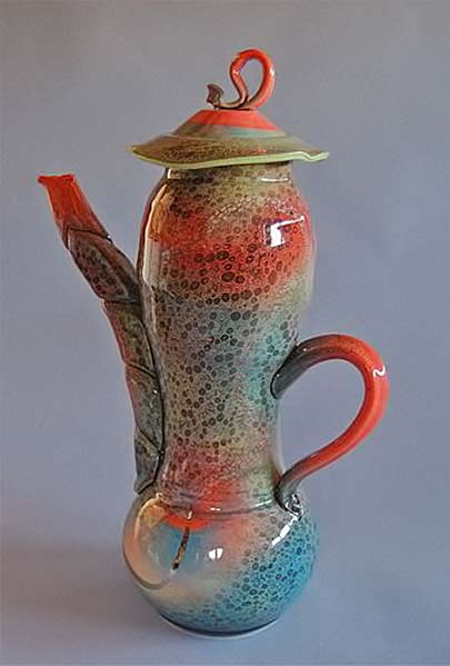 Adrian-Sandstrom-Ceramics Adrian-Sandstrom quaint ceramic teapot