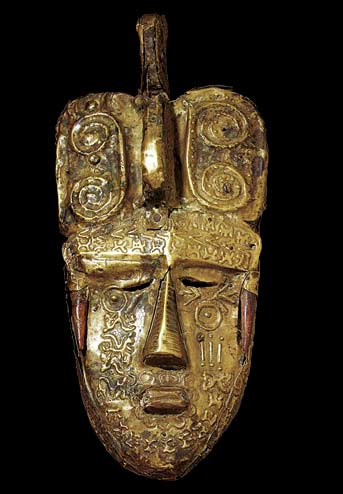Gold-Mask-from-the-Ligbi-culture Africa---Mask-from-the-Ligbi-culture