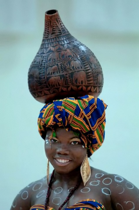 African-woman-with--water-pot