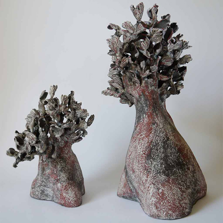 Agnes-His--ceramic-art Agnes-His-ceramic sculpture trees