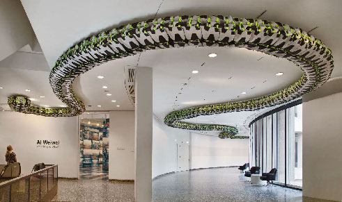 AiWeiWeiSnake-Ceiling,-2009 AiWeiWei -- Snake-Ceiling,-2009