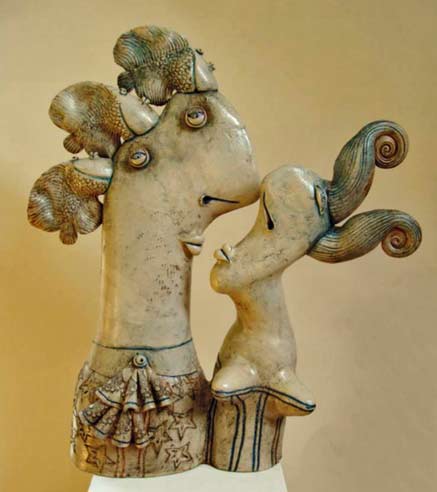 Alex-Johanson-sculptural-ceramics Alex-Johanson---abstract-ceramic-couple