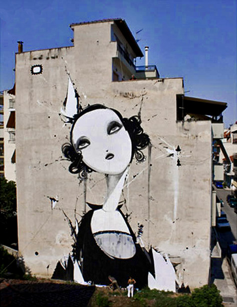 Greek-Alexandros-Vasmoulakis--wall-art Alexandros-Vasmoulakis---Greece--is-known-for-enormous,-often-surreal-walls-that-seem-to-embody-a-fashionable-glamour-and-dream-like-quality.--