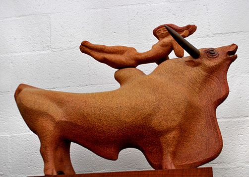 American-Museum-of-Ceramic-Art-terracotta bull American-Museum-of-Ceramic-Art-terracotta bull