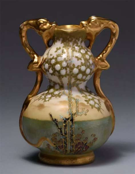 amphora-dragon-handled-vase Amphora-Ceramic-Gourd Vase-w--Applied-Dragon-Handles