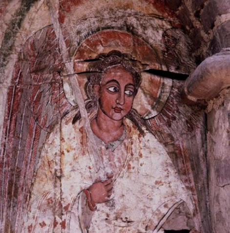 An-Angel-on-the-Door-of-the-Debra-Berhan- angel on the door of the Debra Berhan (Abbey-of-Light) Ethiopia