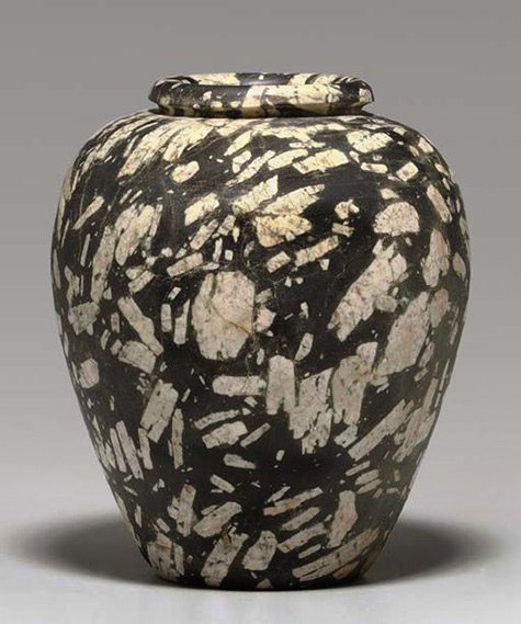 egyptian-andesite-porphry Jar-475x569 Egyptian Andesite Porphry Jar--,-2920-2649-B.C