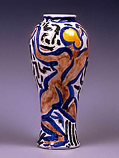 André-Derain-Danseuse,-faïence-stannifère,-H---19-cm,-collection-Larock-Granoff,-Paris-©-ADAGP André-Derain-Danseuse baluster vase