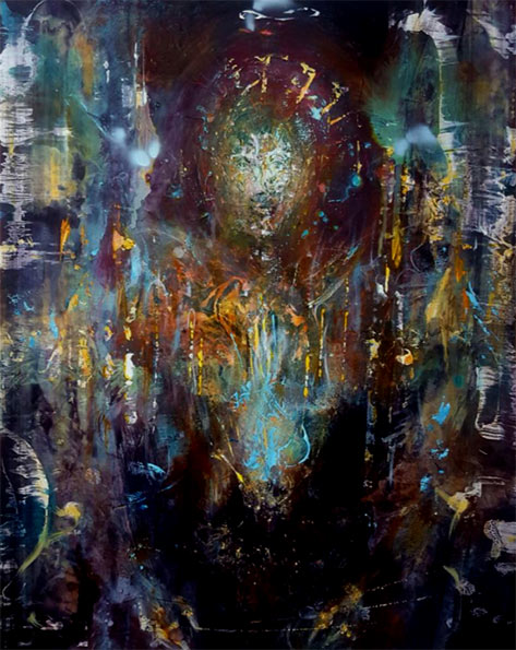 ANGEL_ECLECTIC_RUSTED_ANCIENT_LOOK_ANGEL_COMPOSITION_00_00_AND_THE_OLDEST_ANGEL_BY_O_KLOSKA_Painting_by_Kloska_Ovidiu_Saatchi_Art Ancient Angel -