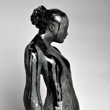 Ann-Goodfellow-ceramic-sculpture Ann Goodfellow ceramic female figure sculpture
