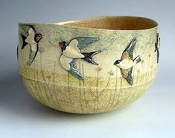 Anna-Lambert-ceramic-vessel Anna-Lambert flying swallows cup