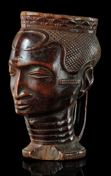 Anthropomorphic-cup--Kuba-people-of-DR-Congo Anthropomorphic-cup-from-the-Kuba-people-of-DR-Congo--Wood
