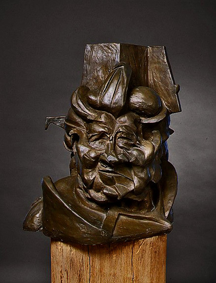 Umberto-Boccioni-futurist Antigraceful--Umberto-Boccioni--1913, futurist sculpture