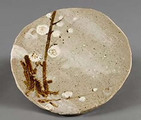 Arakawa-Toyozo-ceramic-plate Arakawa-Toyozo-(1894--1985)---Plate